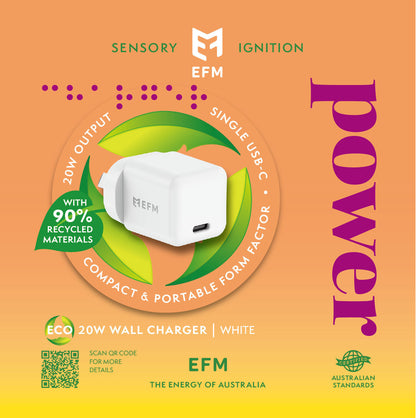 EFM ECO 20W Wall Charger