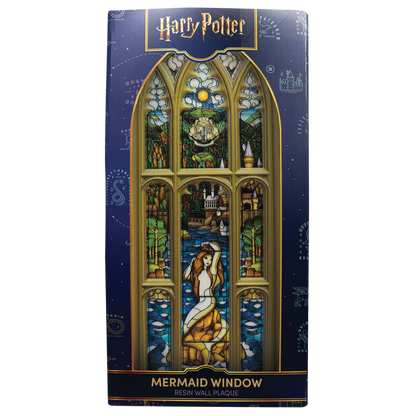 Fanattik Harry Potter Mermaid Stained Glass Window Resin Plaque