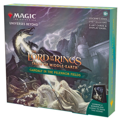 Wizards Of The Coast Magic the Gathering the Lord of the Rings Tales of Middle Earth Holiday Release Scene Box 4 Decks Per Display