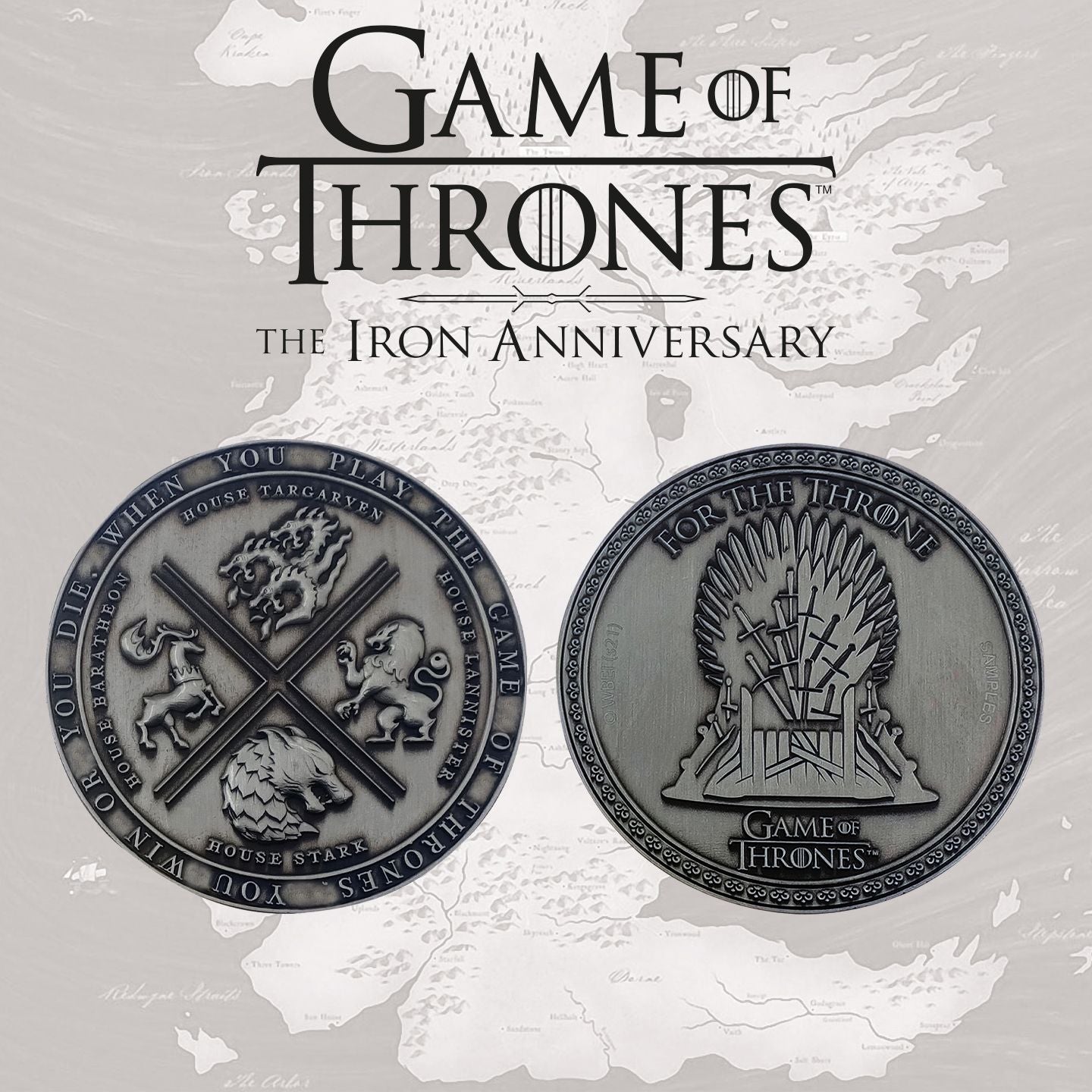 Fanattik Game of Thrones Limited Edition 10th Anniversary Medallion