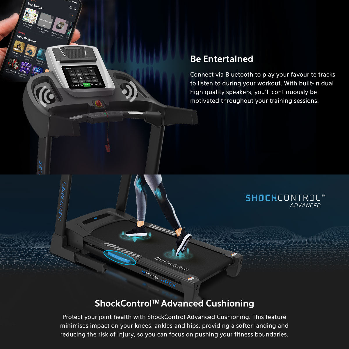 Lifespan Fitness Apex 2 Smart Treadmill