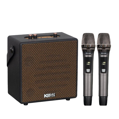 KBEATBOX CarryOn Portable Karaoke System | 25W RMS | Wireless Microphones