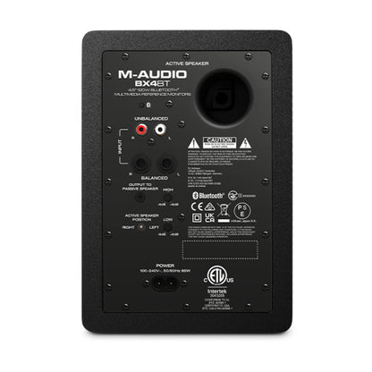 M-Audio BX4 Bluetooth Studio Monitors Speaker Set with 4-Inch Woofer 120W 2pc