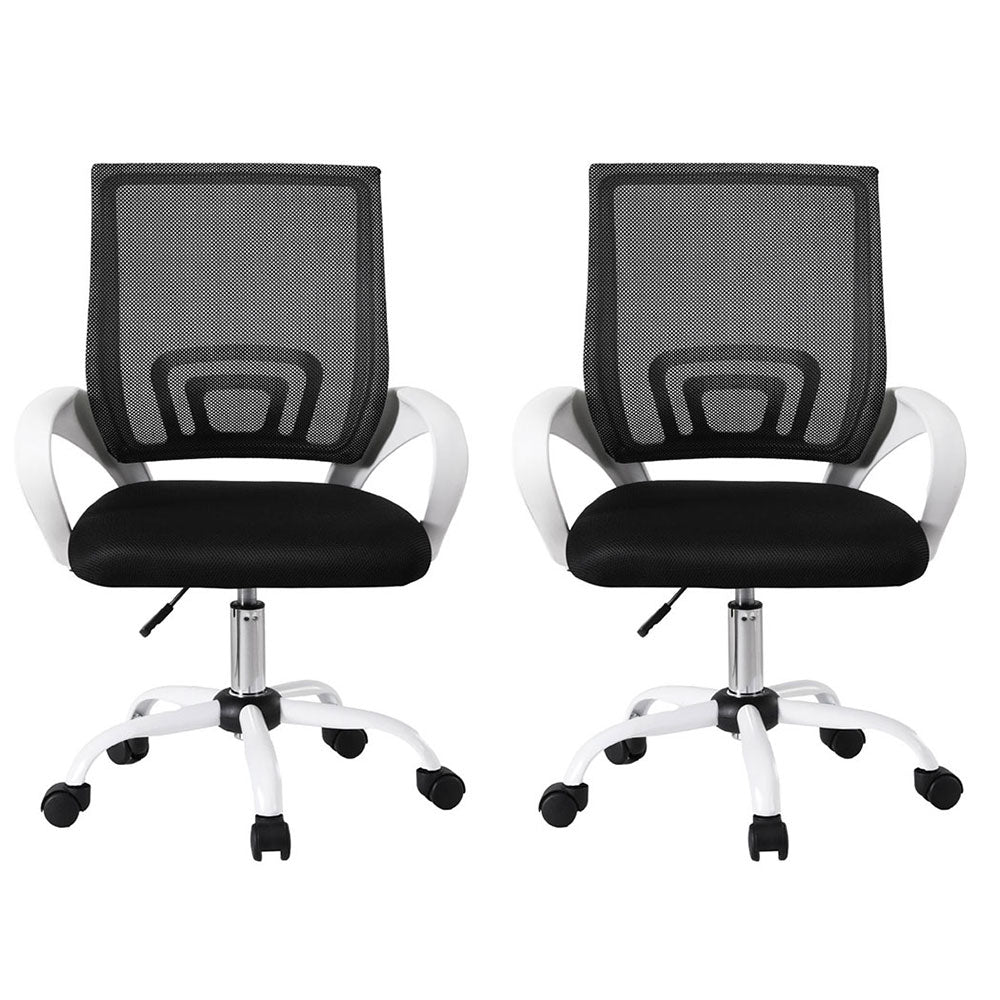 Artiss 2x Office Chair Mesh Computer Chairs Work Study Mid Back