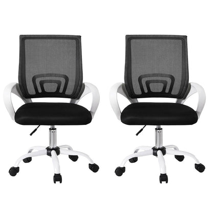 Artiss 2x Office Chair Mesh Computer Chairs Work Study Mid Back