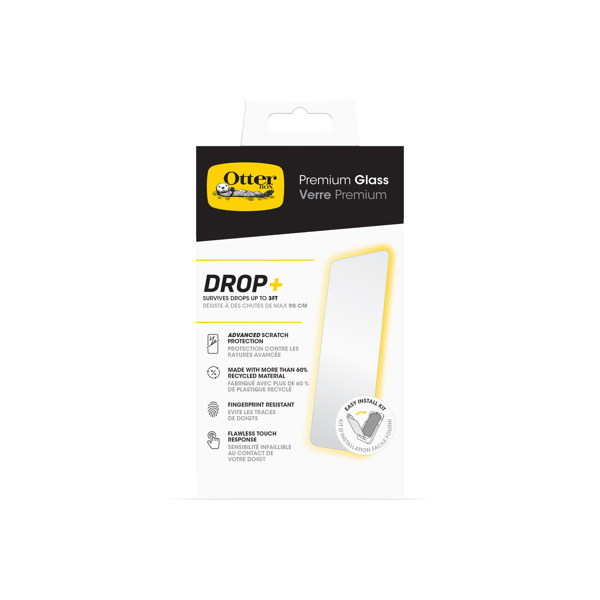 OtterBox Premium Glass Screen Protector for iPhone 16 Pro Max (Clear)