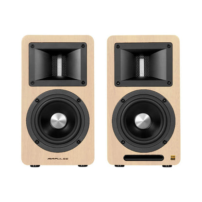Airpulse A80 Active Bookshelf Speaker System (Pine)