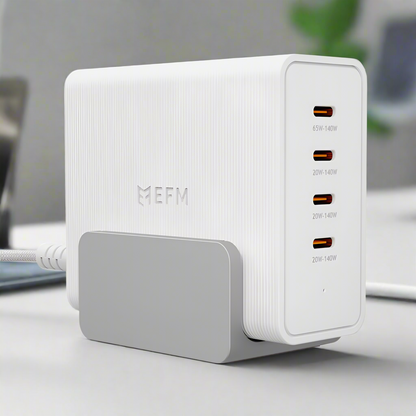 EFM 140W Desktop Power Station with GaN, PD3.1 and PPS (White)