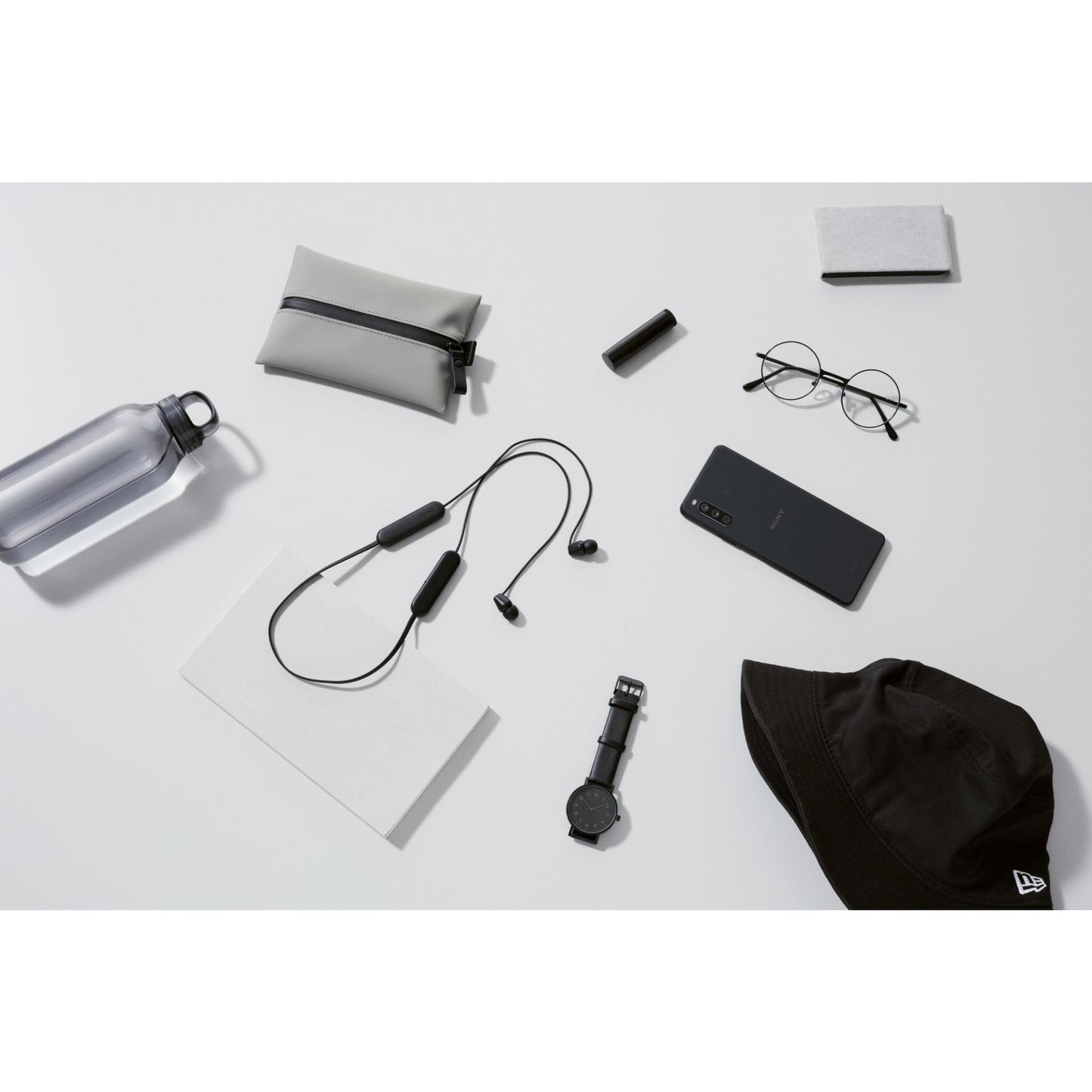 Sony WI-C100B Wireless In-Ear Headphones (Black)