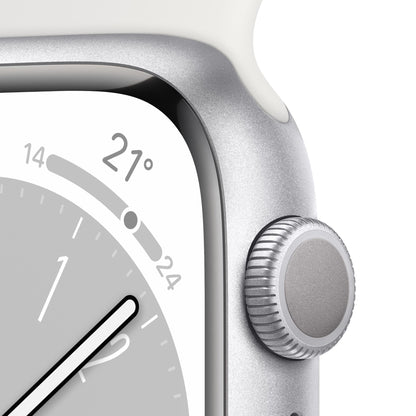 Apple Watch Series 8 41mm Silver Aluminium Case GPS