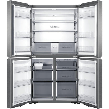 Haier HRF680YS 623L Quad Door Fridge (Satina)