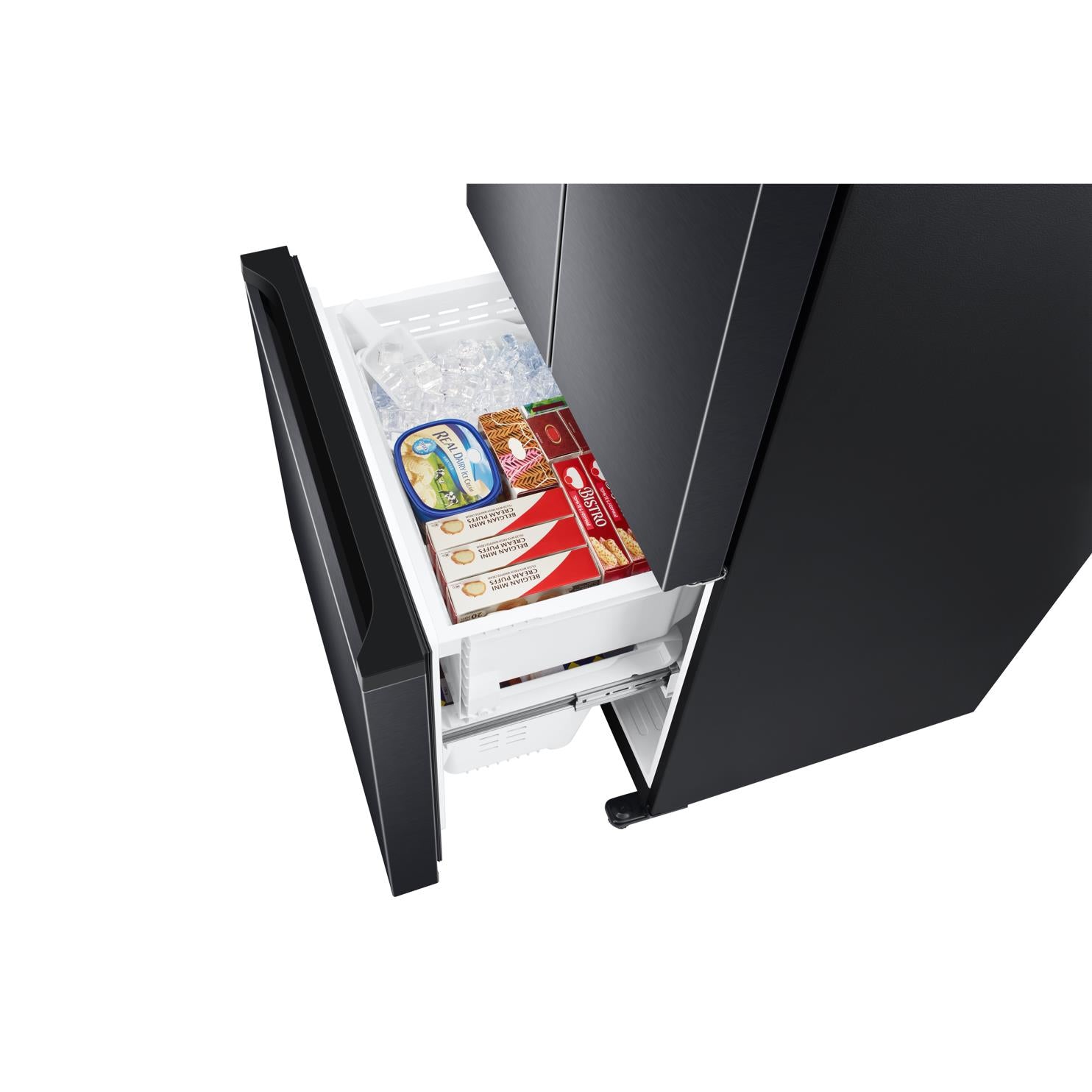 Samsung SRF5300BD 495L French Door Fridge (Matte Black)