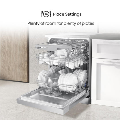 Hisense HSCE14FS 14-Place Setting Freestanding Dishwasher (Stainless Steel)