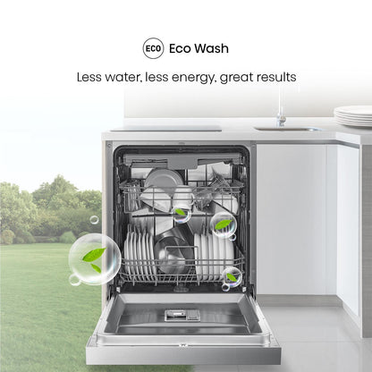 Hisense HSCE14FS 14-Place Setting Freestanding Dishwasher (Stainless Steel)