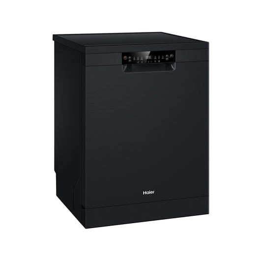 Haier HDW15F2B1 15-Place Setting Freestanding Dishwasher (Black)