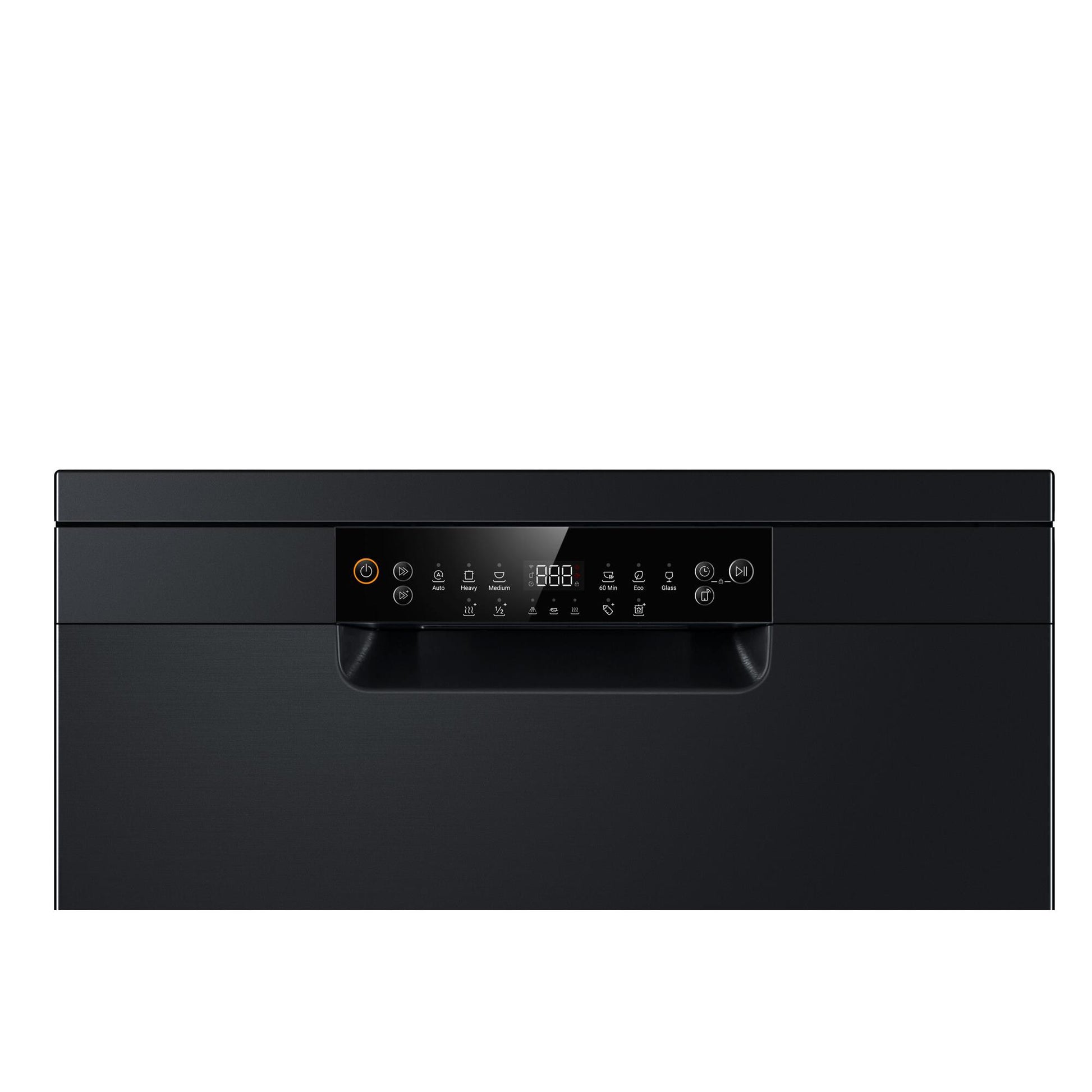 Haier HDW15F2B1 15-Place Setting Freestanding Dishwasher (Black)