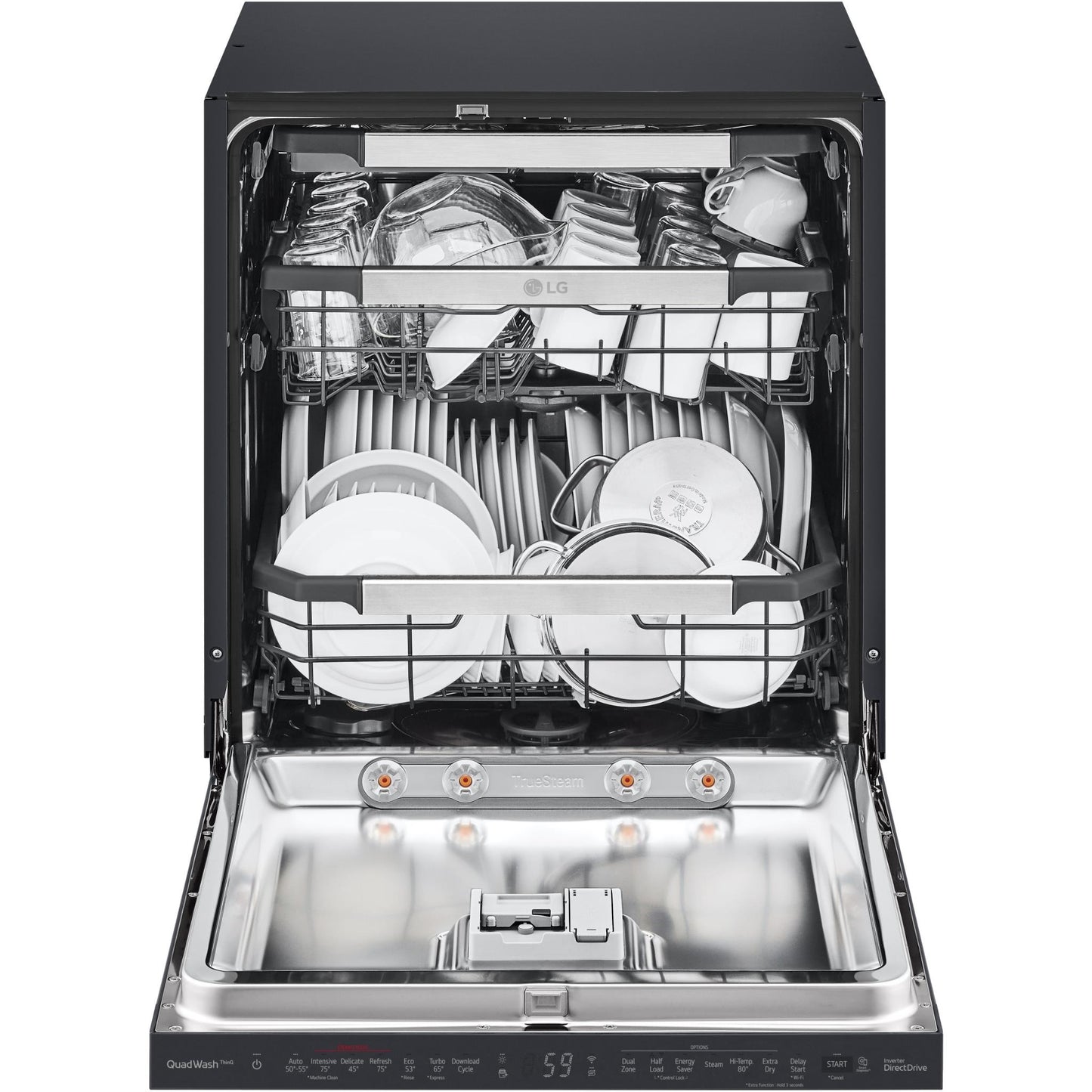 LG XD3A25UMB 15-Place Setting Built-In Dishwasher (Matte Black)