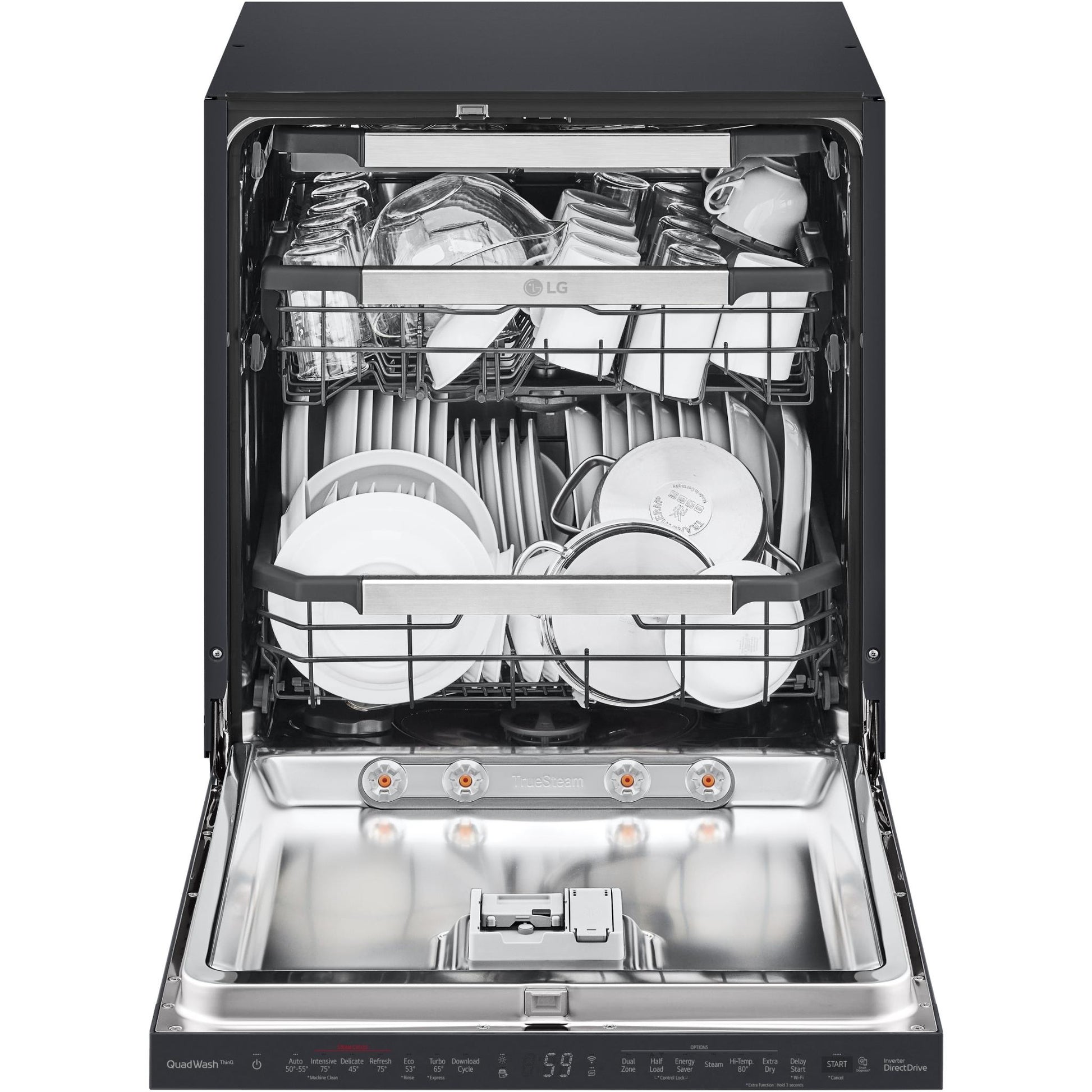 LG XD3A25UMB 15-Place Setting Built-In Dishwasher (Matte Black)