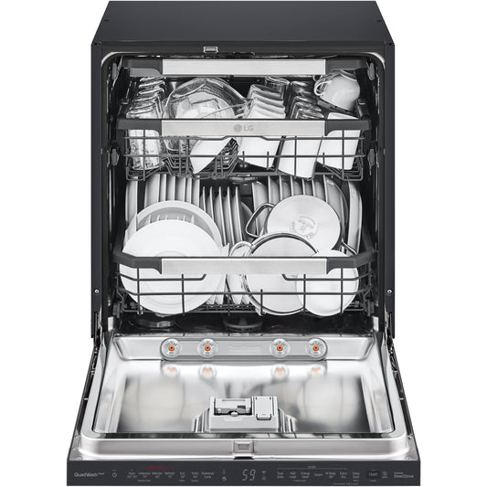 LG XD3A25UMB 15-Place Setting Built-In Dishwasher (Matte Black)