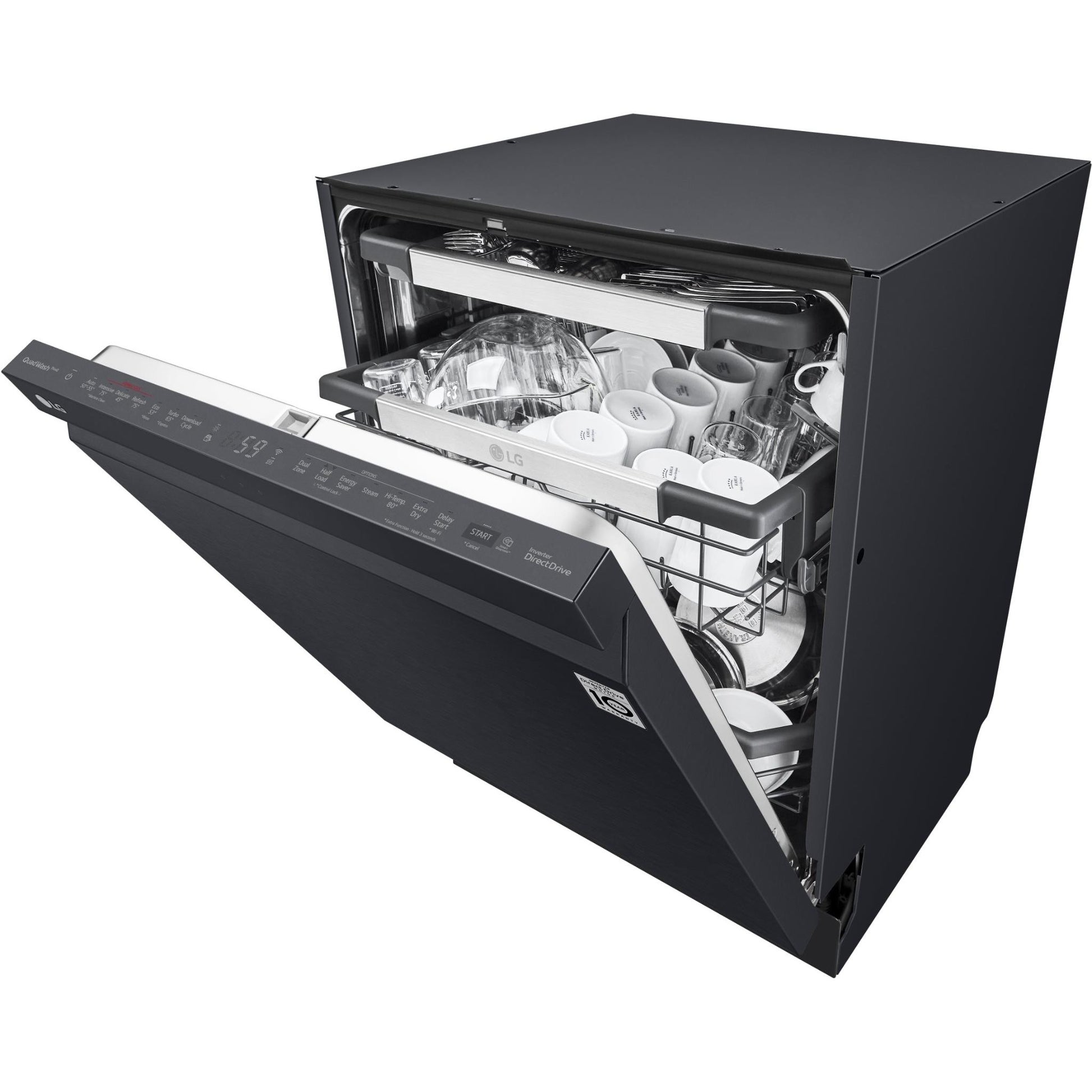 LG XD3A25UMB 15-Place Setting Built-In Dishwasher (Matte Black)
