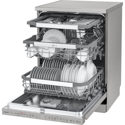 LG XD3A25PS 15-Place Setting Freestanding Dishwasher (Platinum Steel)