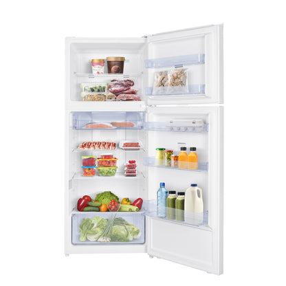 TCL P454TMW 415L Top Mount Fridge (White)