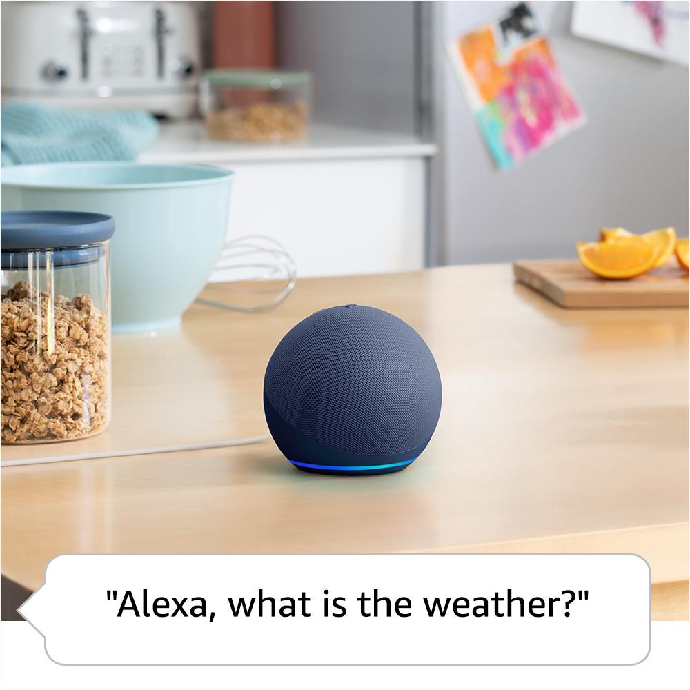 Amazon Echo Dot  Smart Speaker & Alexa 5th Gen (Glacier White)