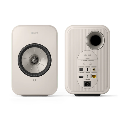 KEF LSX II LT Powered Hifi Speakers Pair (Stone White)