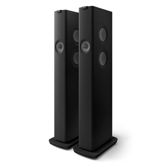 KEF LS60 Wireless Hifi Speakers Pair (Carbon Black)