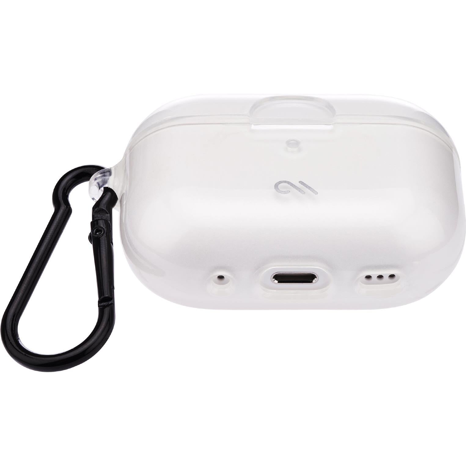 Case-Mate Tough Case with Carabiner Clip for AirPods Pro 1st/2nd Gen (Clear)