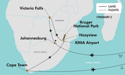 Itinerary 2 map