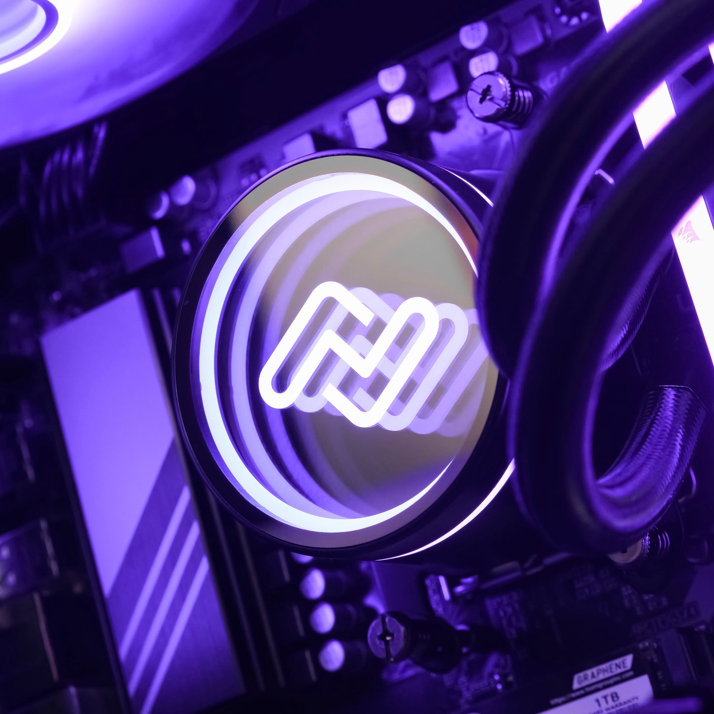 Nebula PC - Violet Gaming PC: RYZEN 7 7700 | RX 9070 XT