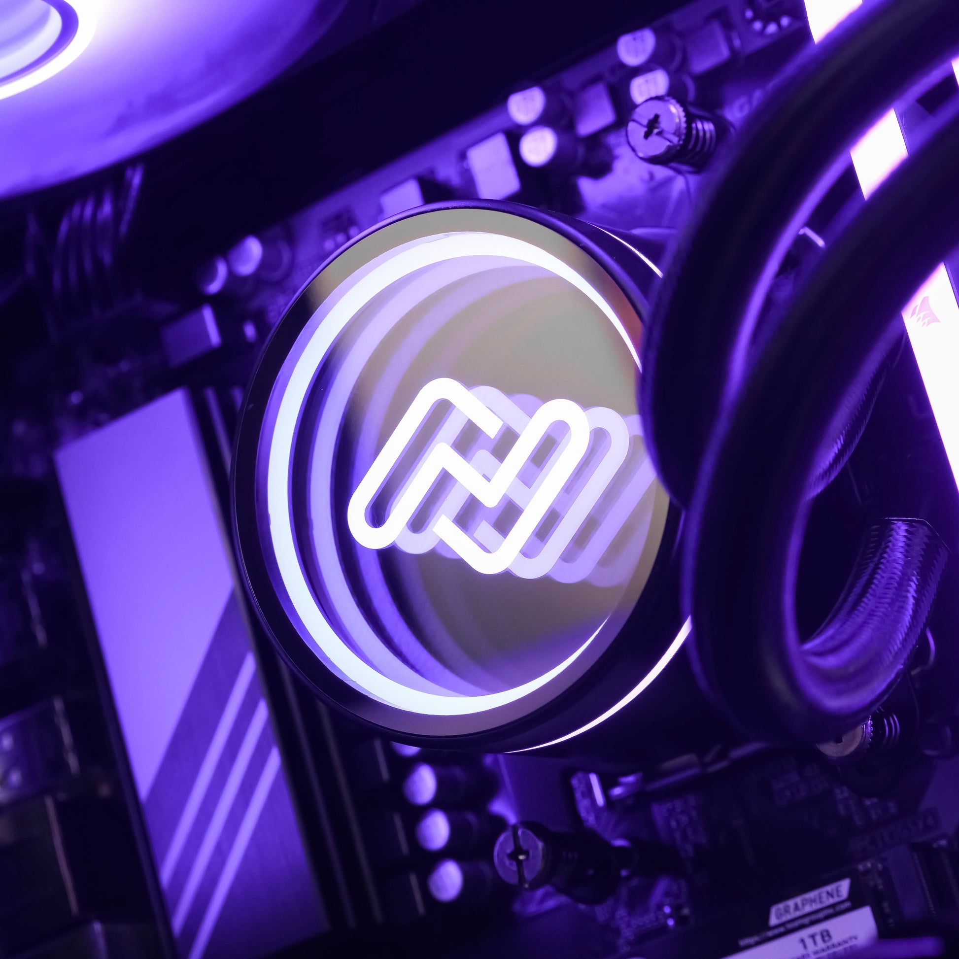 Nebula PC - Violet Gaming PC: RYZEN 7 7700 | RX 9070 XT