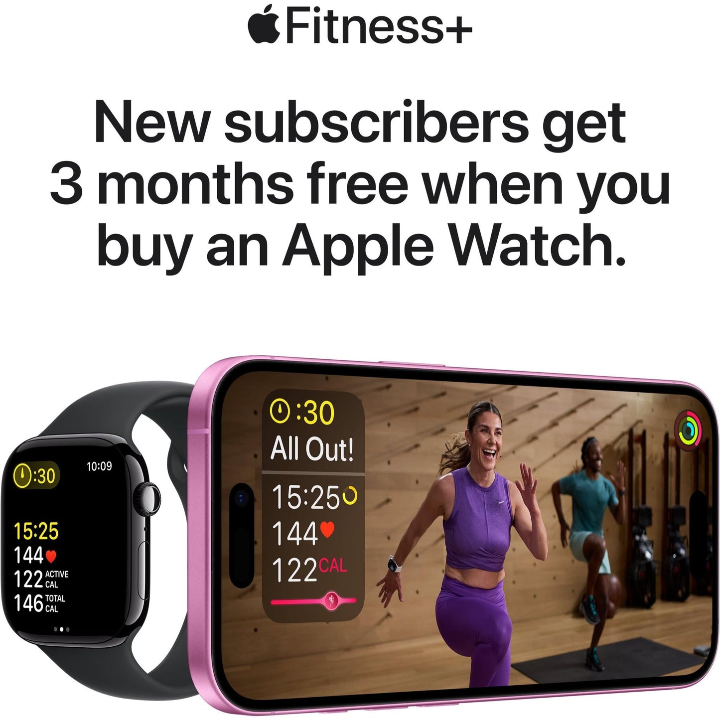 Apple Watch Series 10 46mm Rose Gold Aluminium Case GPS Sport Band (S/M) [Light Blush]