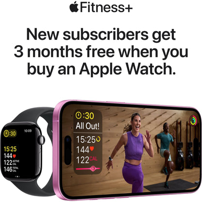 Apple Watch Series 10 46mm Rose Gold Aluminium Case GPS Sport Band (S/M) [Light Blush]