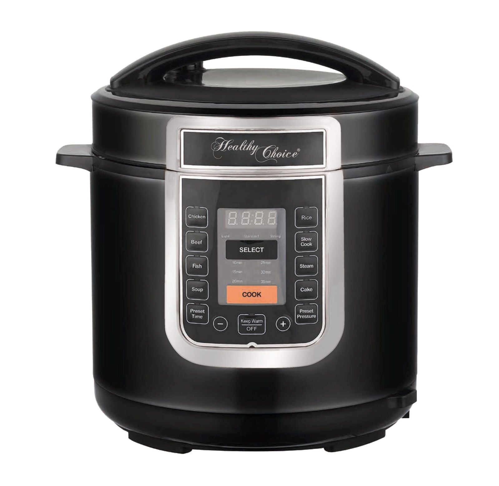 Healthy Choice Ceramic Coated PFAS Free Automatic Pressure Cooker 6L