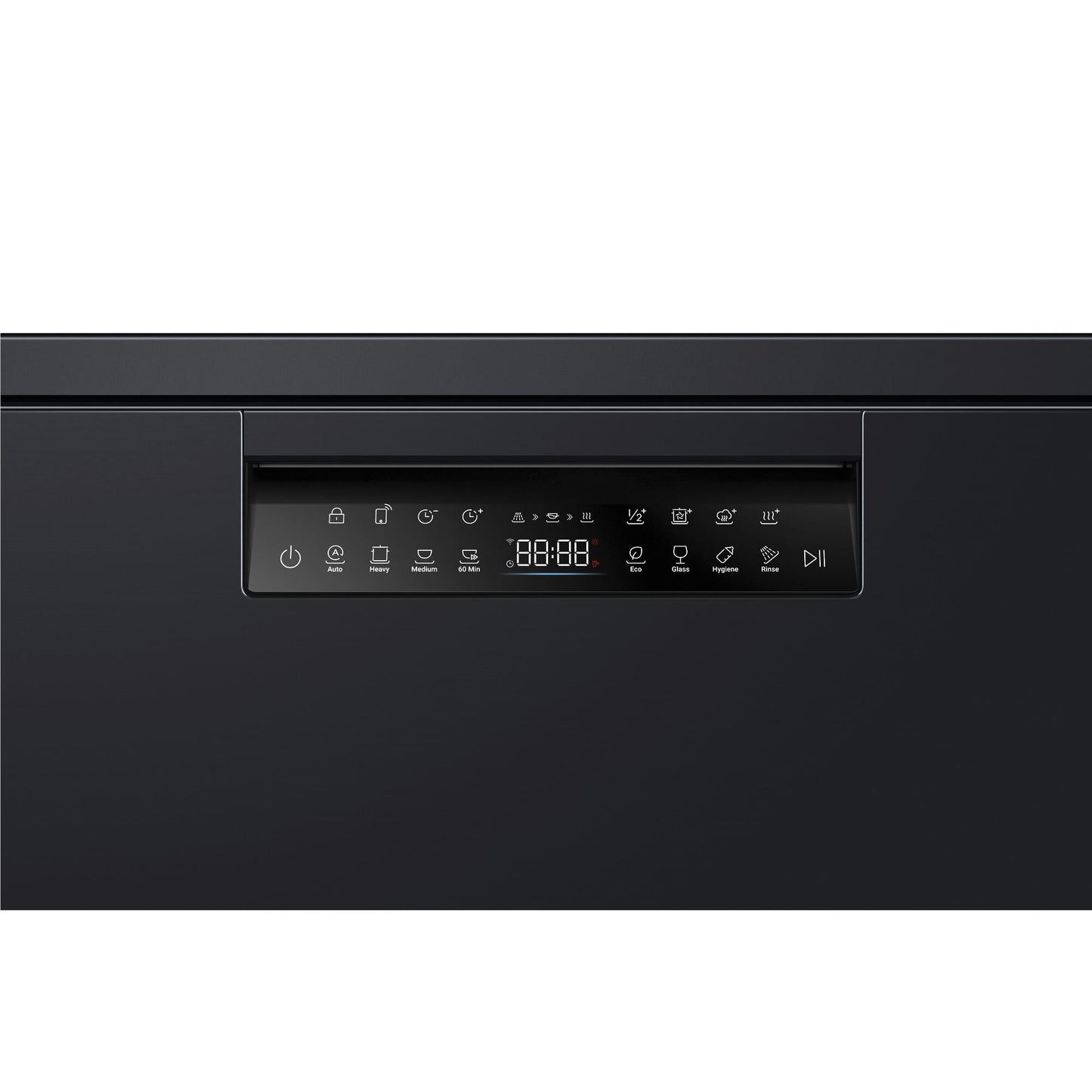 Haier HDW15F3B1 15-Place Setting Freestanding Dishwasher (Black)
