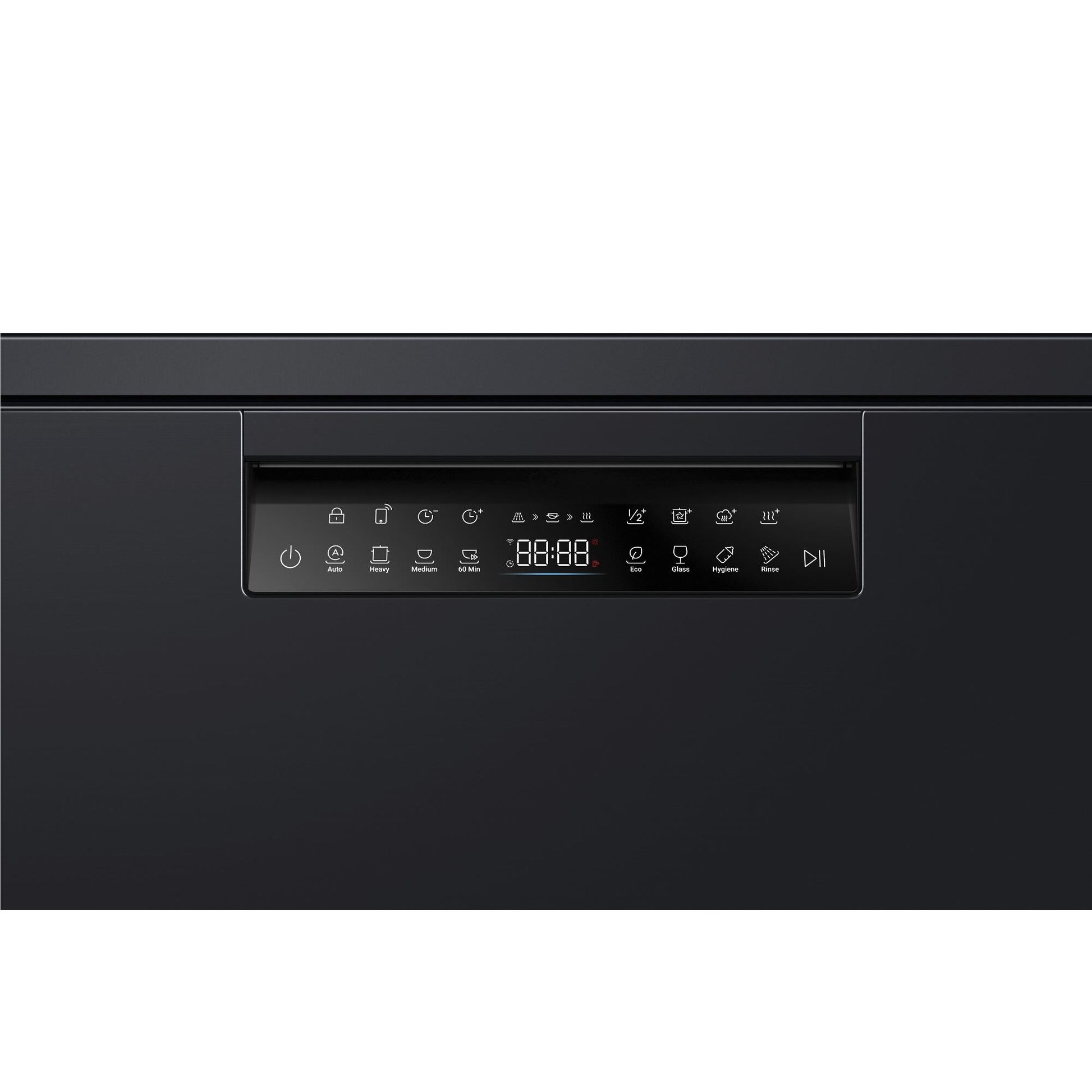 Haier HDW15F3B1 15-Place Setting Freestanding Dishwasher (Black)