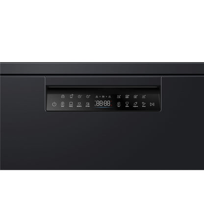 Haier HDW15F3B1 15-Place Setting Freestanding Dishwasher (Black)
