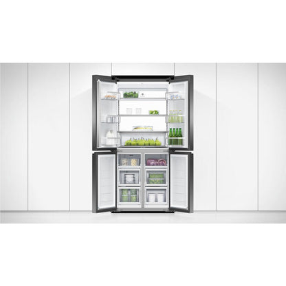 Fisher & Paykel RF500QNB1 498L Quad Door Fridge (Black Stainless Steel)