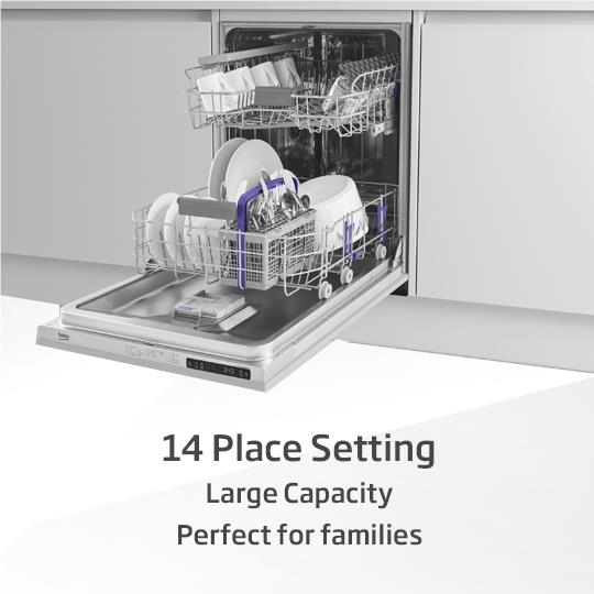Beko BDI1420 14-Place Setting Fully-Integrated Dishwasher