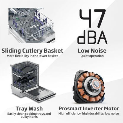 Beko BDI1420 14-Place Setting Fully-Integrated Dishwasher