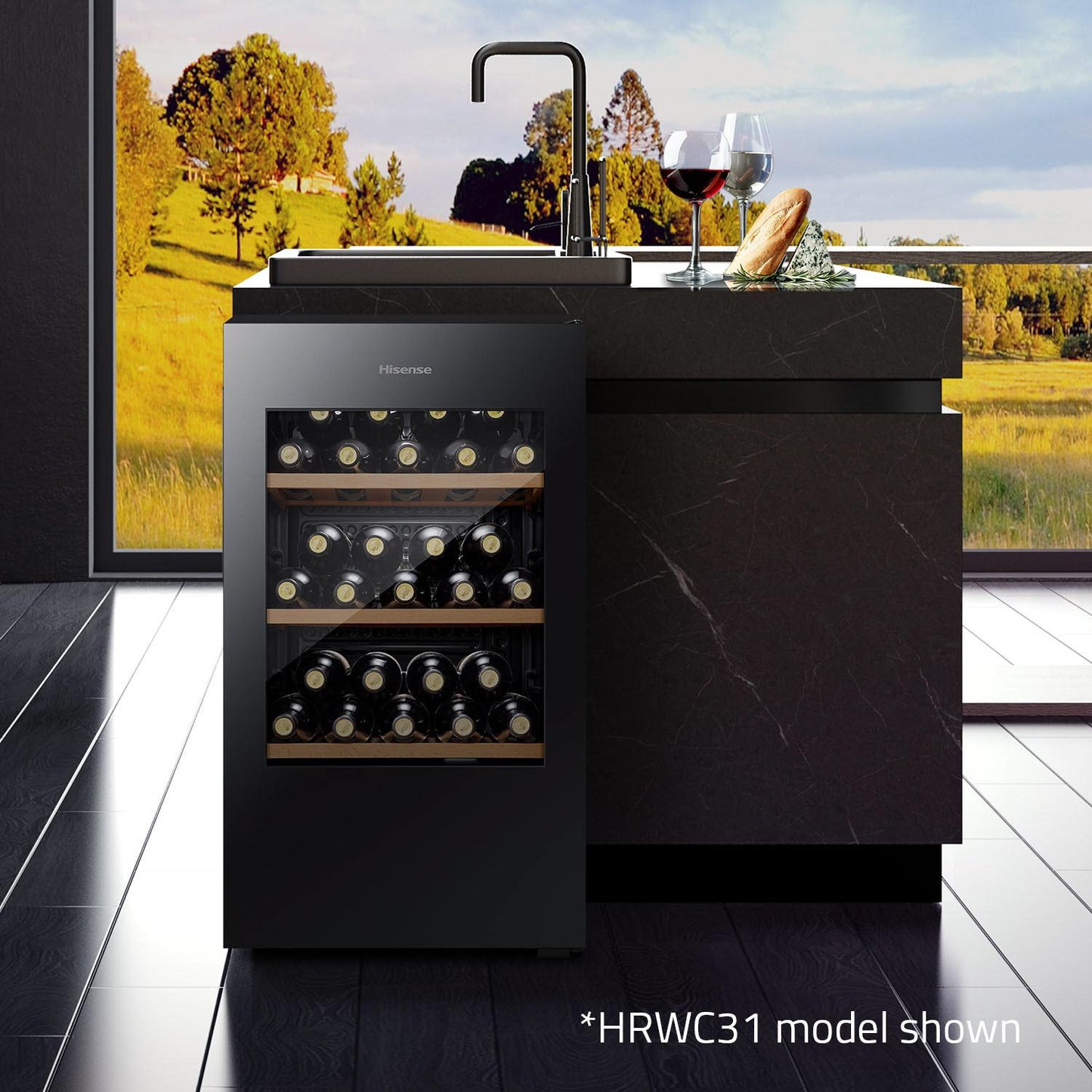 Hisense HRWC31 30-Bottle Wine Cabinet