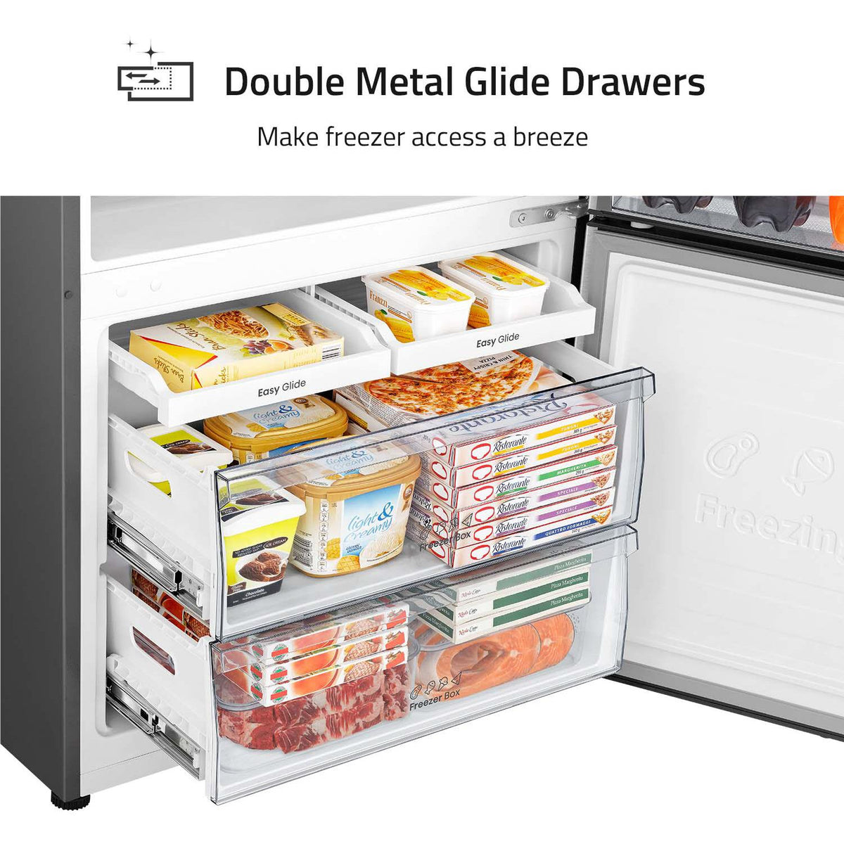 Hisense HRBM503S 503L PureFlat Bottom Mount Fridge (Stainless Steel)