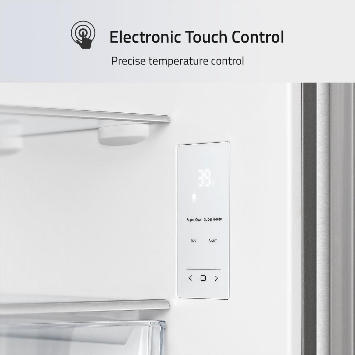 Hisense HRBM503S 503L PureFlat Bottom Mount Fridge (Stainless Steel)