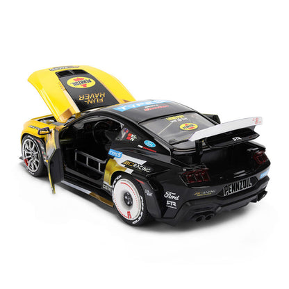 Jada 1:24 Scale Big Time Muscle 2025 Ford Mustang RTR Chelsea Racing Diecast Car