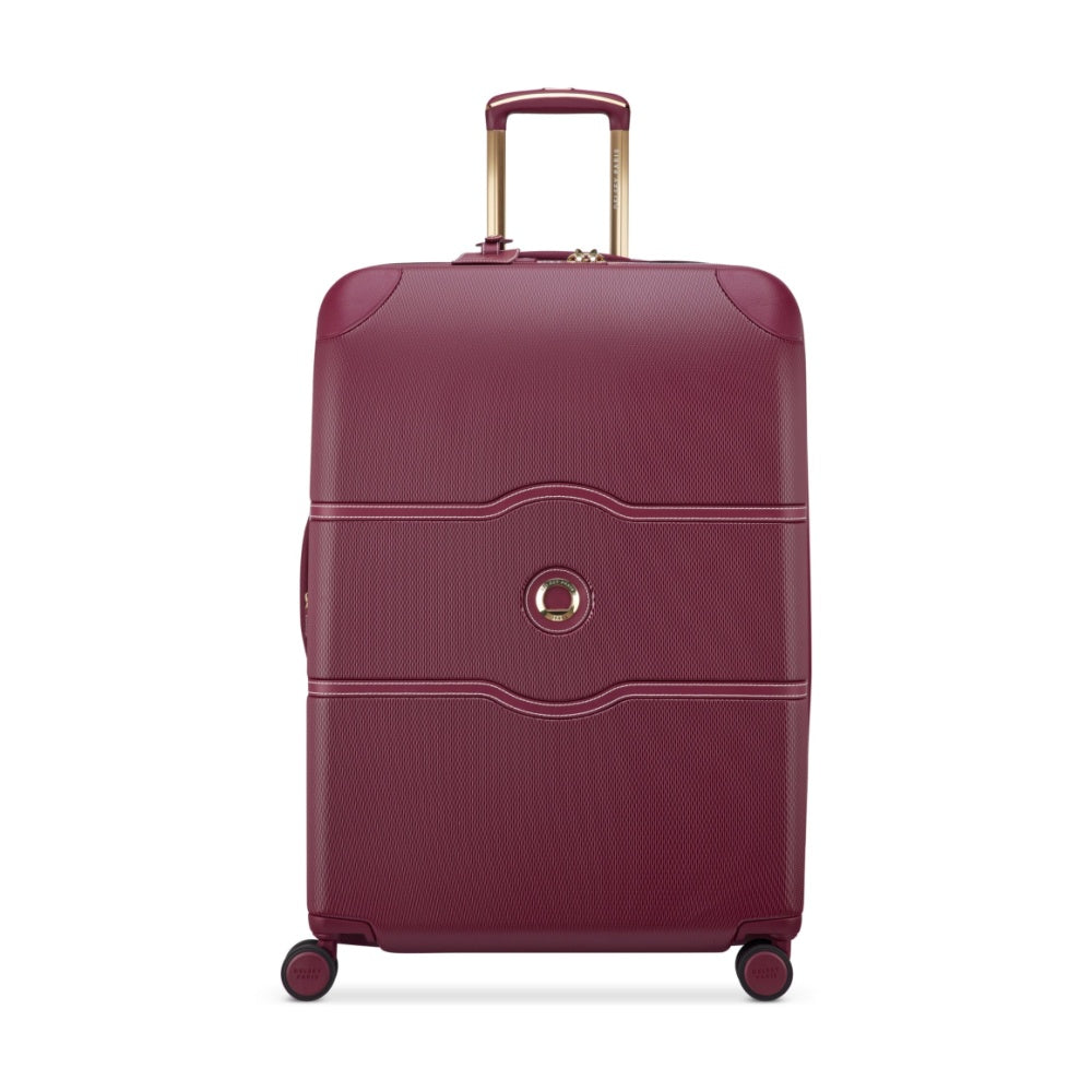 Delsey Chatelet Air 2.0 Checked-In Luggage Suitcase W/ TSA Lock Burgundy 76 cm