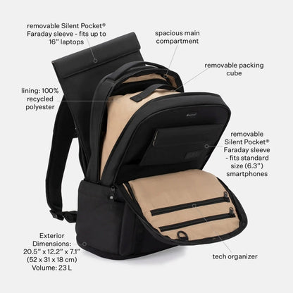 SLNT E3 Faraday Backpack (Black)