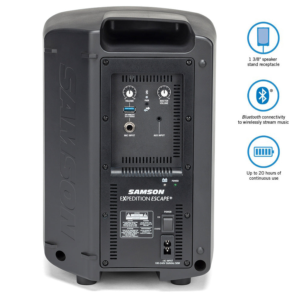 Samson Expedition Scape+ Rechargeable  Bluetooth Speaker
