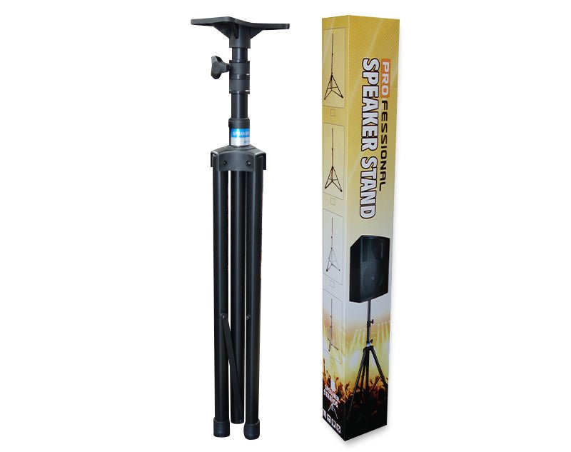 Freedom Heavy Duty Speaker Stands Pair Top Hat Mounting Bracket 2m Height